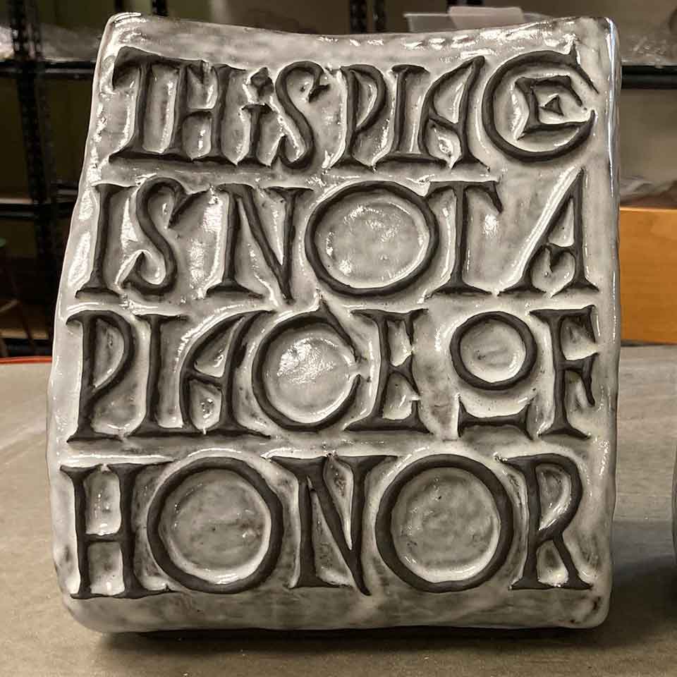 This Place Is Not A Place Of Honor